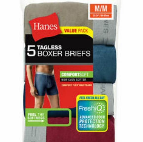 Hanes boxer briefs 5 pack Clearance